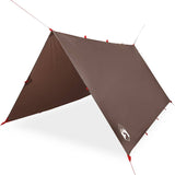 Vidaxl Camping auvent étanche 366x306 cm brun