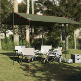 Vidaxl Camping Canopy Waterproof 406x306 cm de oliva verde