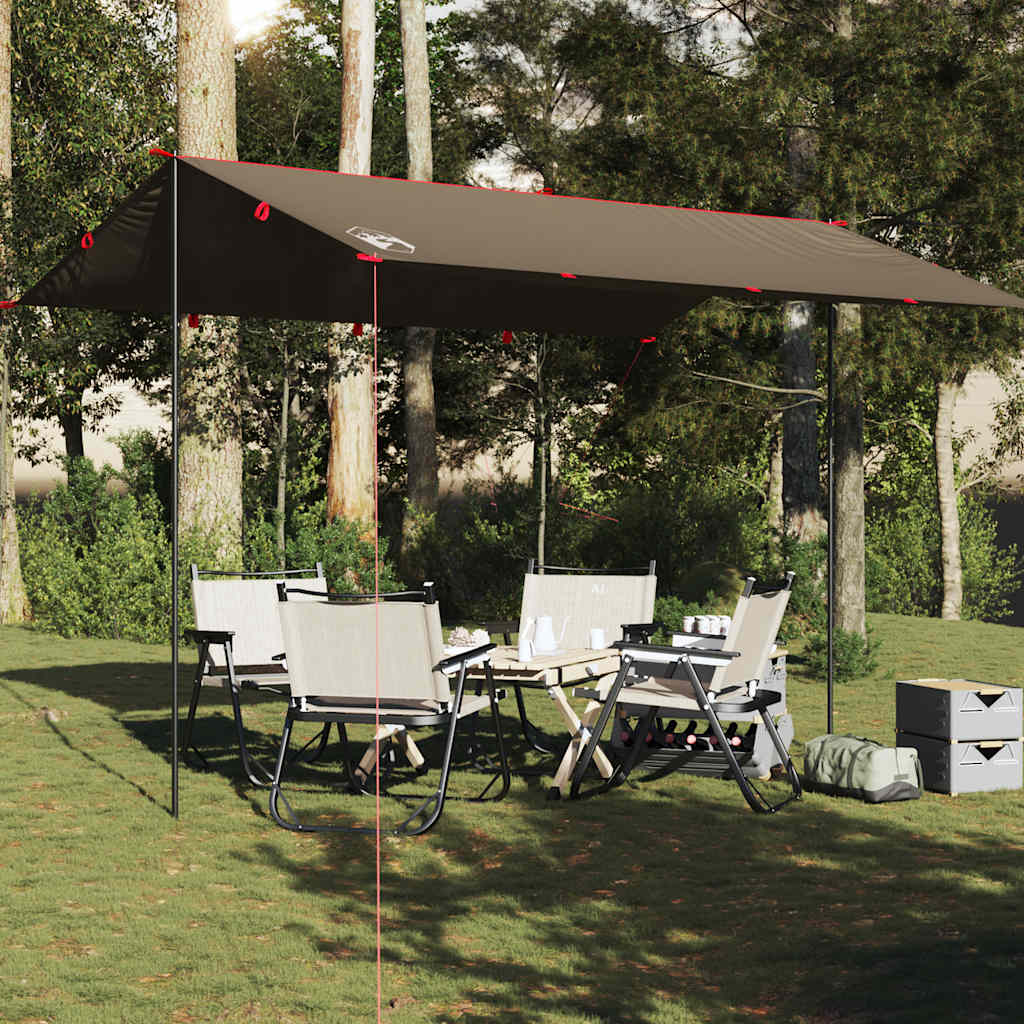 Vidaxl Camping Canopy Waterproof 406x306 cm marrón