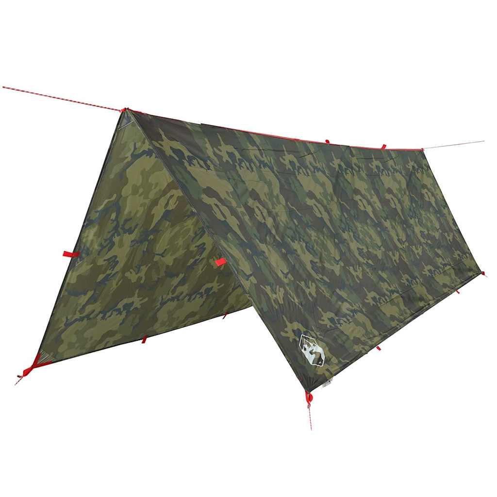 Vidaxl Camping kalesje vanntett 406x306 cm kamuflasje