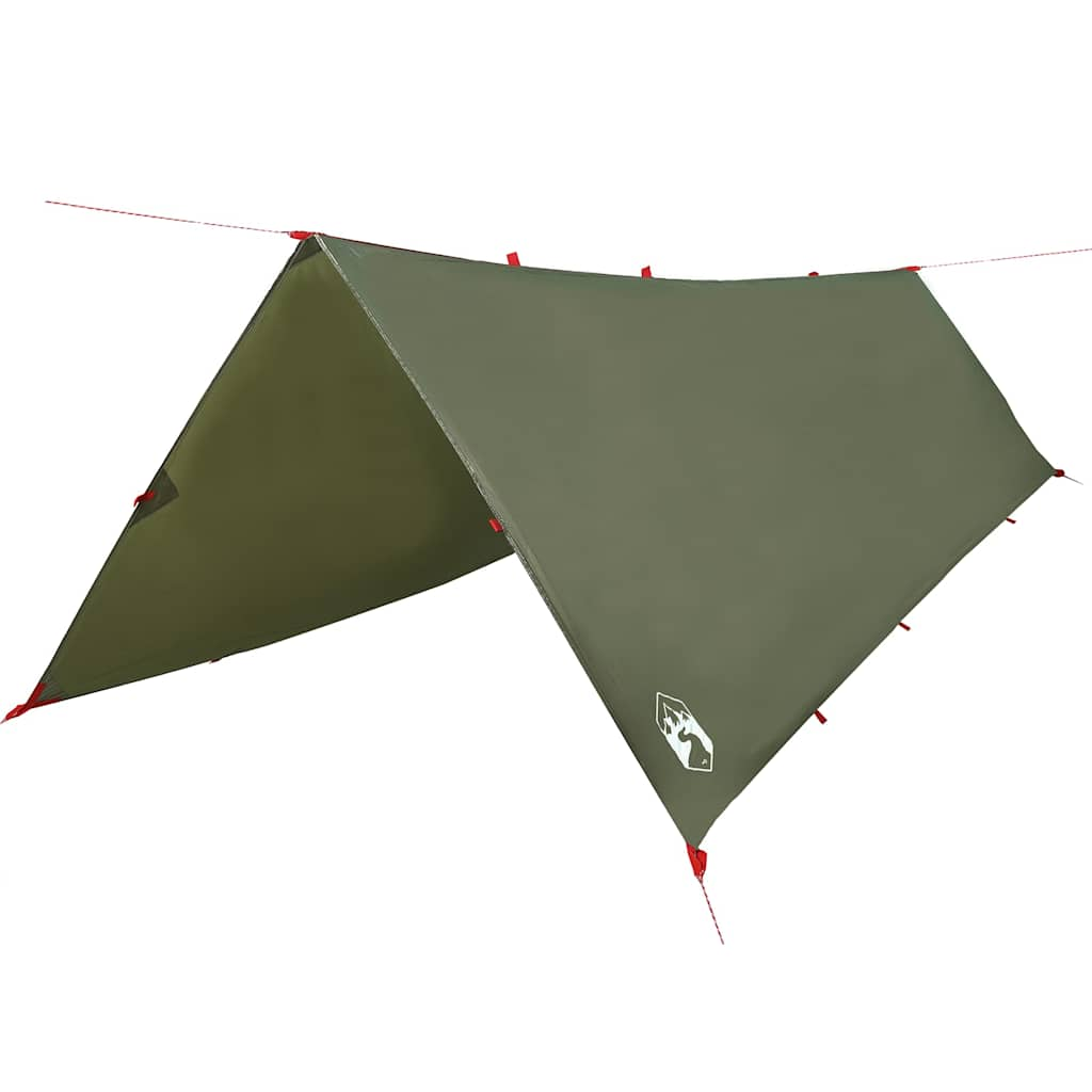 VIDAXL CAMPOGING INCAPOY IN MATRIORE 506X306 CM Green d'oliva