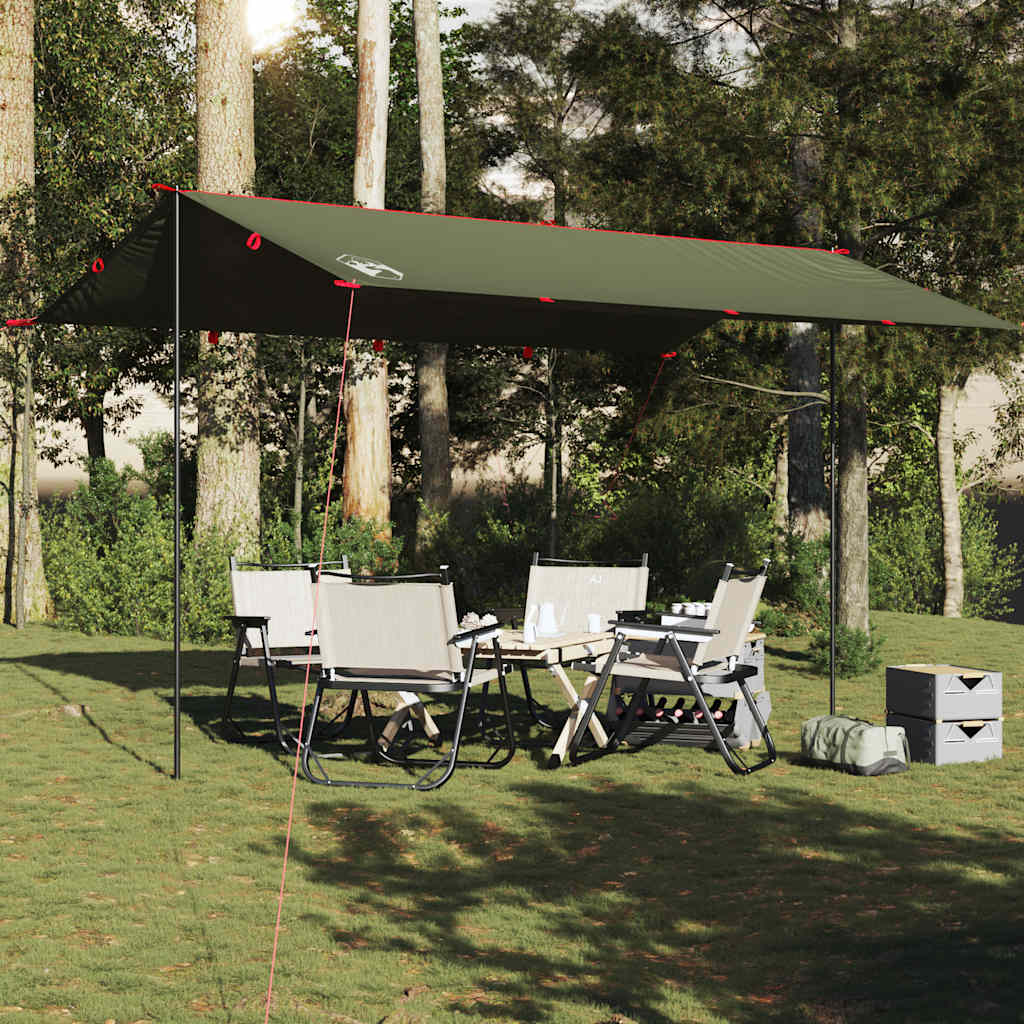 Vidaxl Camping Canopy Waterproof 506x306 CM Olive Green