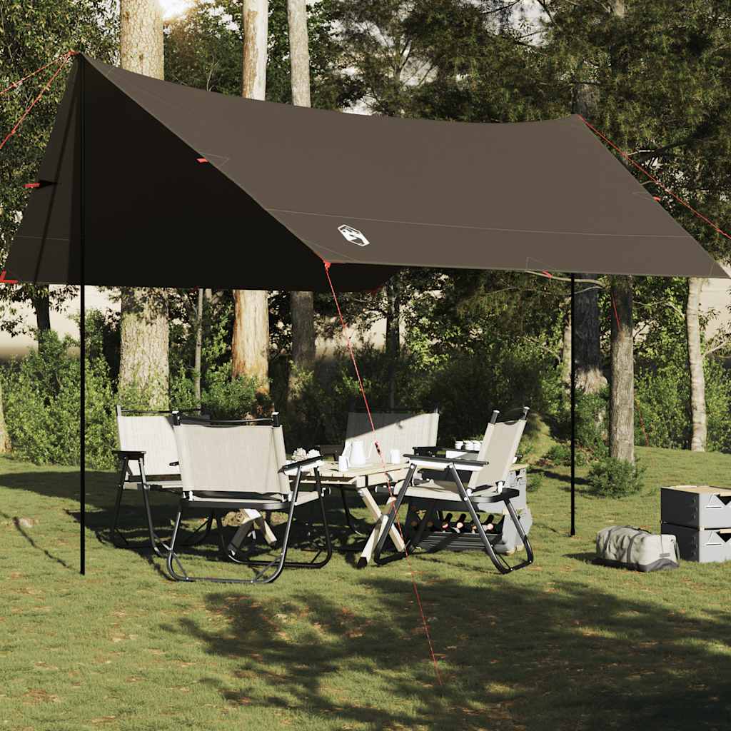 Vidaxl Camping Canopy Waasserdomport 438x37611 cm brong