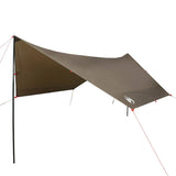 Vidaxl Camping Canopy Waterproof 462X306X211 CM Brown