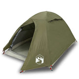 Vidaxl Dome Tent de 2 personas Green a prueba de agua