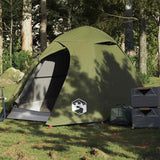 Vidaxl Dome Tent de 2 personas Green a prueba de agua