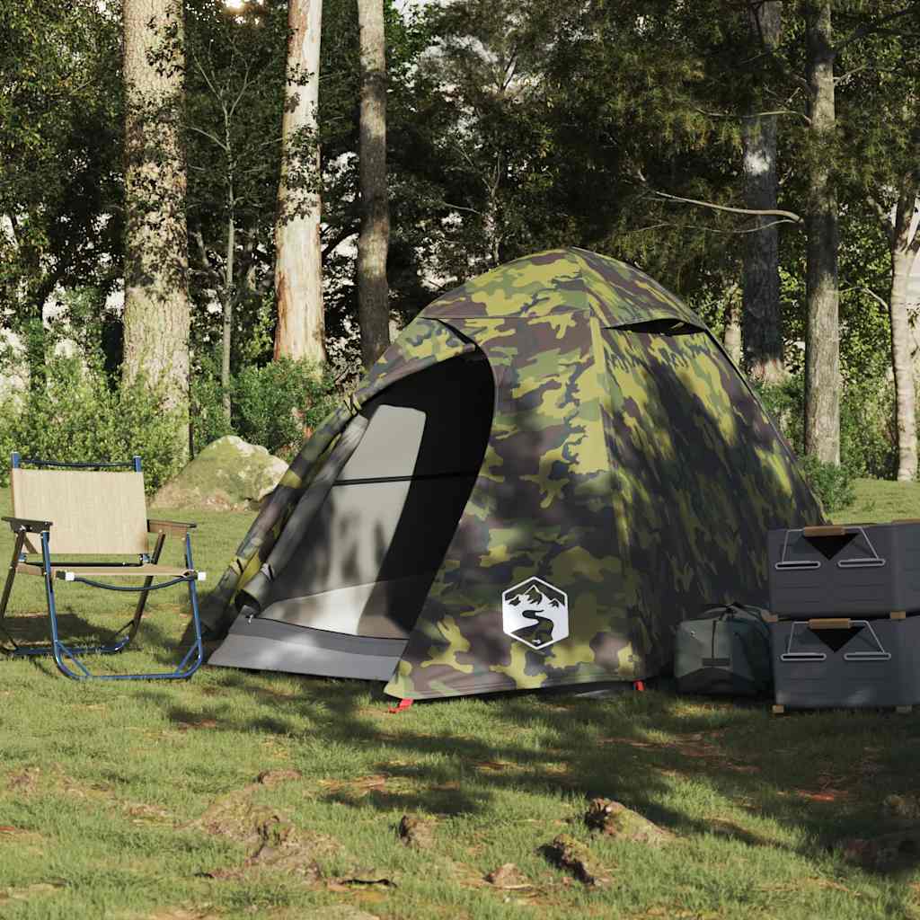 Vidaxl Dome tent 2-person waterproof camouflage