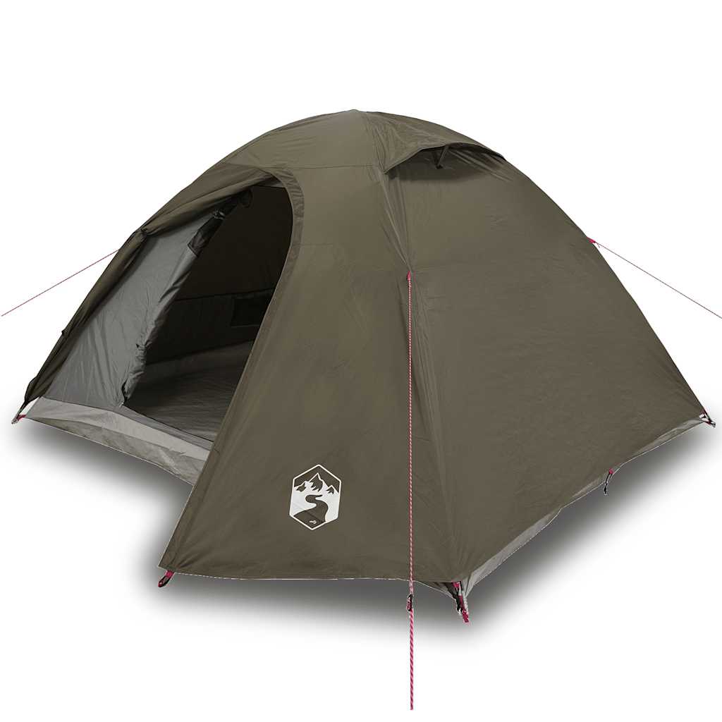 Vidaxl Dome Stan 3-Person Waterproof Brown