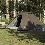 Vidaxl Dome tent 3-person waterproof brown