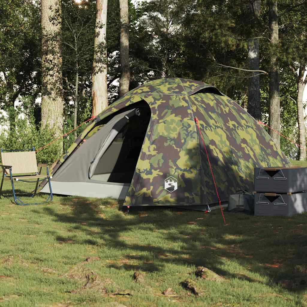 Vidaxl Dome Tent 3-Personen wasserdichte Tarnung