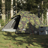 Vidaxl dome tente 3 personnes camouflage imperméable