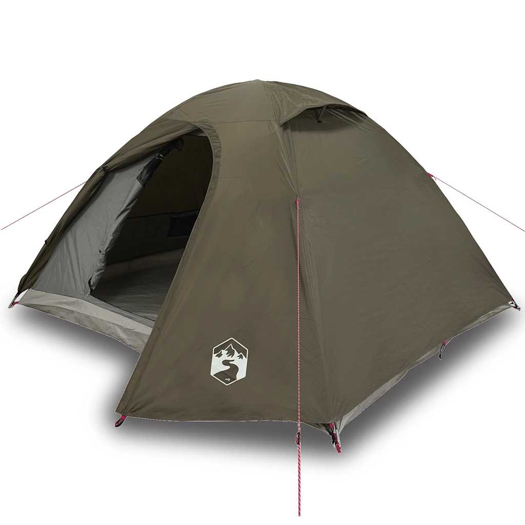 Vidaxl Dome tent 4-person waterproof brown