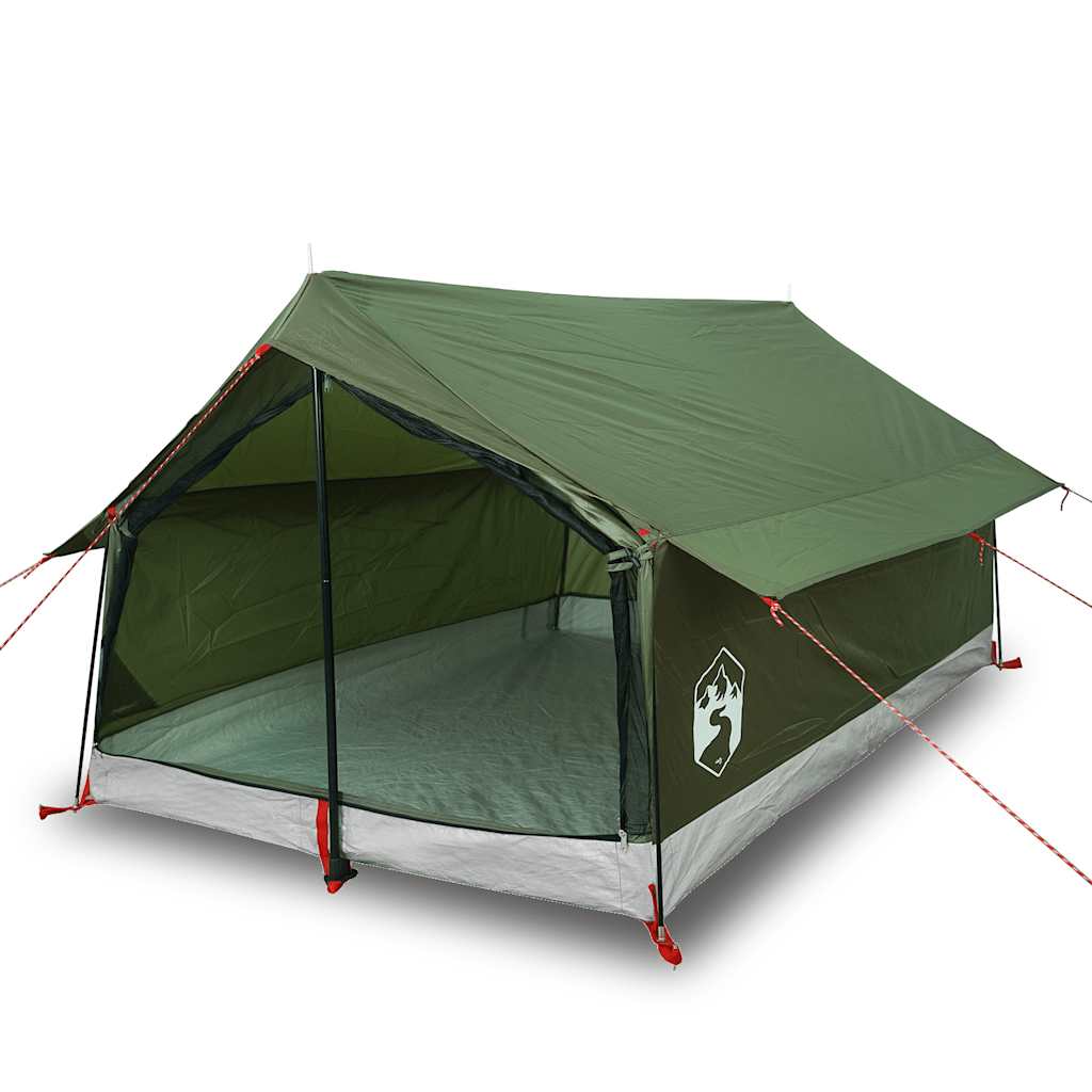 Vidaxl Tent de 2 personas Green de oliva impermeable