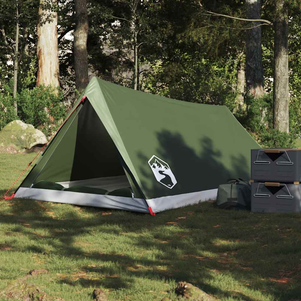 Vidaxl Tent 2 Person étanche Olive vert olive