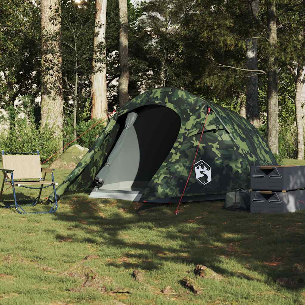 Vidaxl Tunnel tent 3-person waterproof camouflage