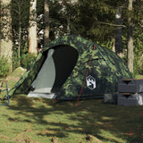 Vidaxl Tunnel Tenda 3 persone camuffato impermeabile