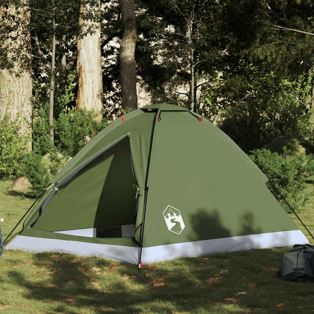 Vidaxl Dome Tent 2 Personne étanche à l'olive vert