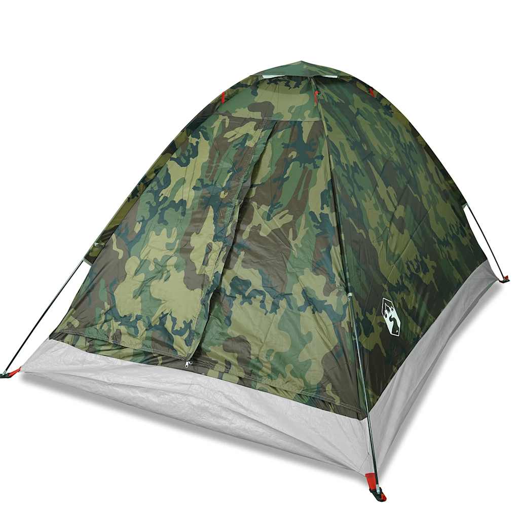 Vidaxl koepeltent 2-persoons waterdicht camouflage