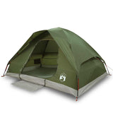 Vidaxl Dome Tent de 2 personas Green a prueba de agua