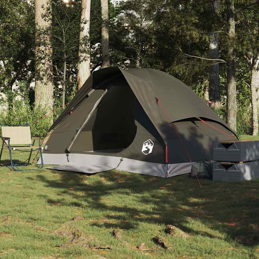 Vidaxl Dome tent 2-person waterproof brown