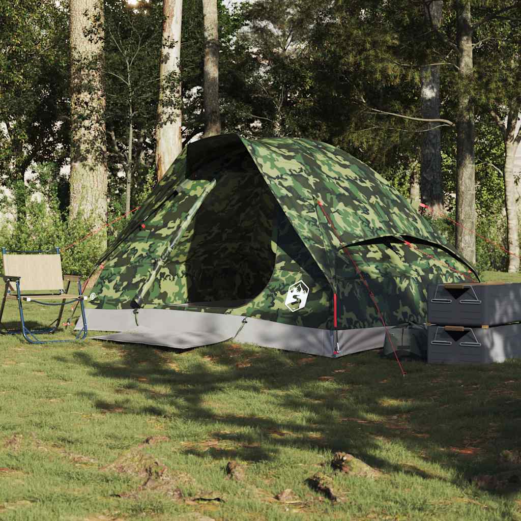 Vidaxl Dome Tent 2-Persona impermeable Camuflaje