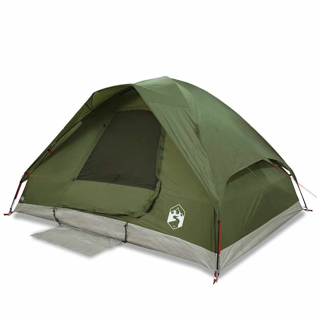 Vidaxl dome tente 4 personnes étanche olive vert olive