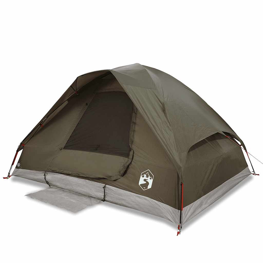 Vidaxl Dome tent 4-person waterproof brown