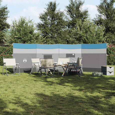 Vidaxl windscherm camping waterdicht 510x153 cm blauw