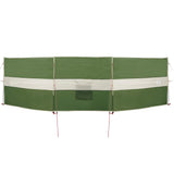 Vidaxl windscherm camping waterdicht 490x123 cm groen