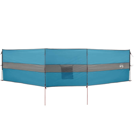 Vidaxl windscherm camping waterdicht 490x123 cm blauw