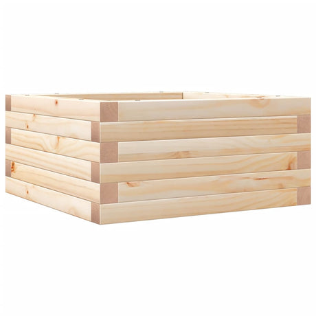 Vidaxl plantenbak 50x50x23 cm massief grenenhout