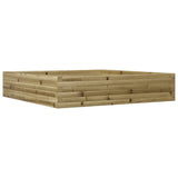 Vidaxl plantenbak 110x110x23 cm geïmpregneerd grenenhout