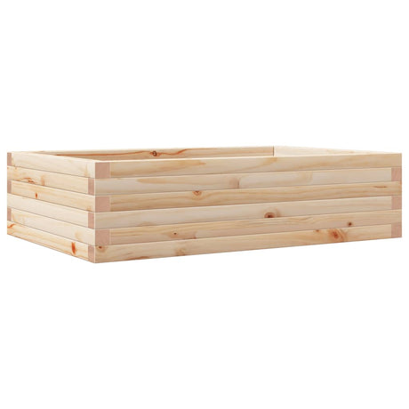 Vidaxl plantenbak 90x60x23 cm massief grenenhout