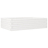 Vidaxl plantenbak 90x60x23 cm massief grenenhout wit