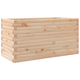Vidaxl plantenbak 90x40x45,5 cm massief grenenhout