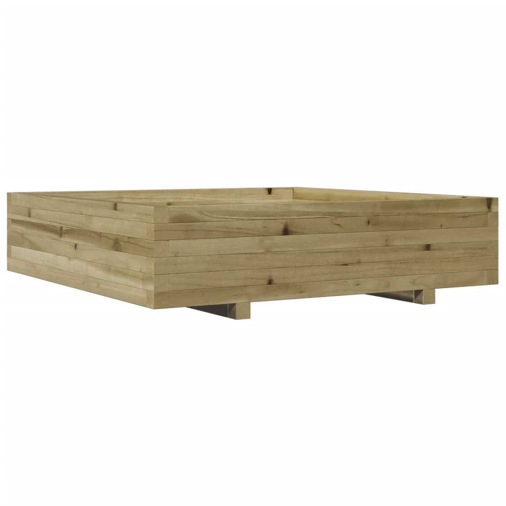 Vidaxl plantenbak 100x100x26,5 cm geïmpregneerd grenenhout