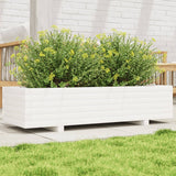 VidaXL Planning box 110x40x26.5 cm Solid pine white