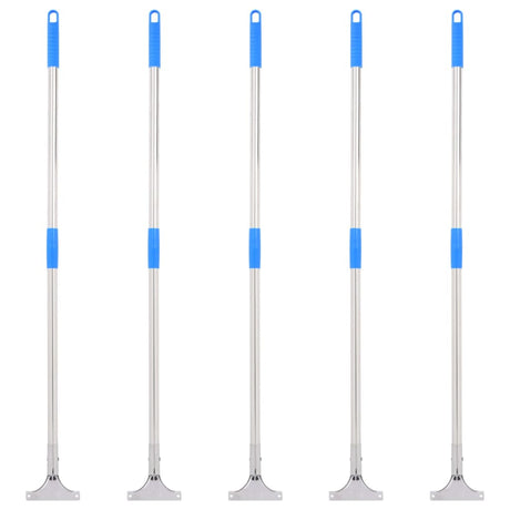 Vidaxl vloerwisserhandgrepen 5 st 119,5 cm staal en kunststof