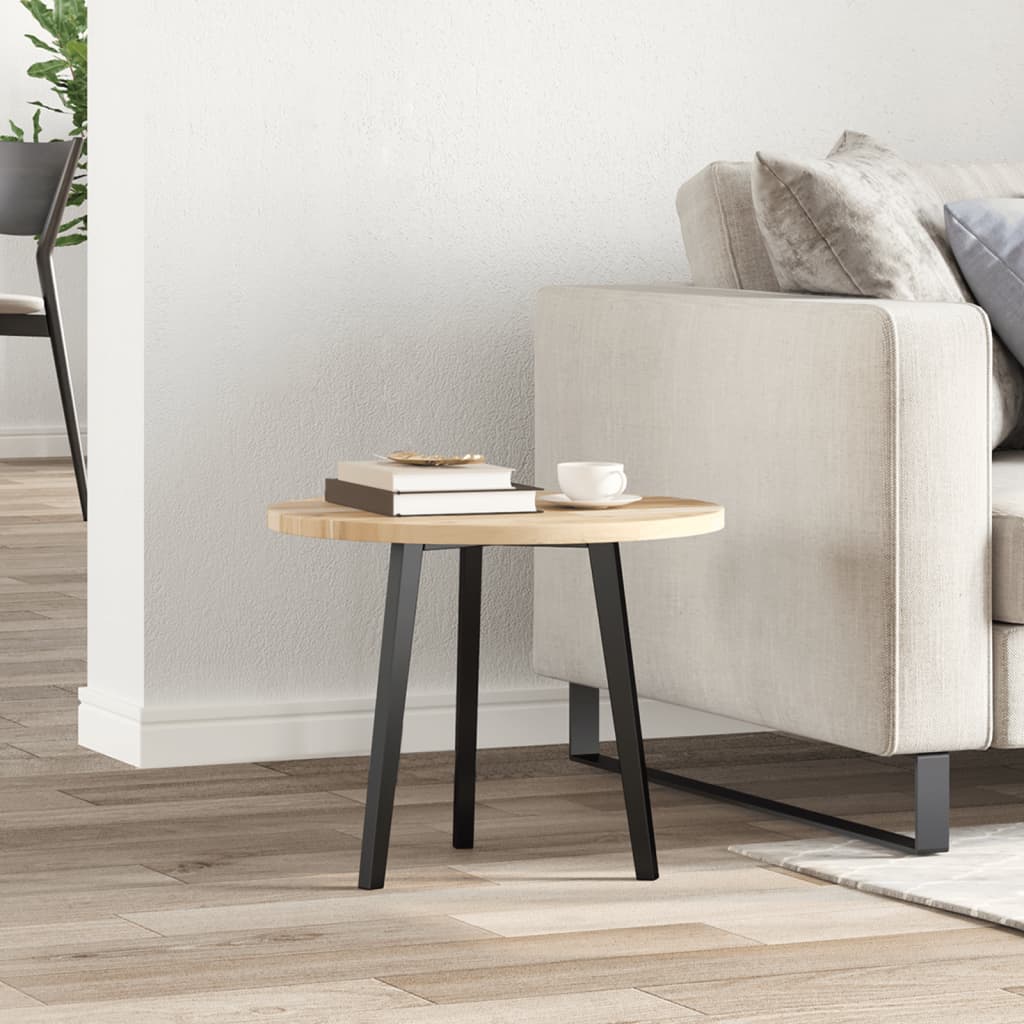 Vidaxl tafelblad rond ø 50x2 cm massief acaciahout