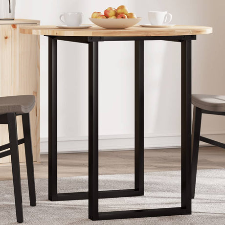 Vidaxl tafelblad rond ø 80x2 cm massief acaciahout