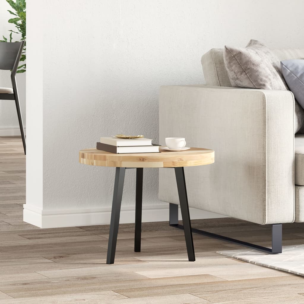 Vidaxl tafelblad rond ø 50x4 cm massief acaciahout