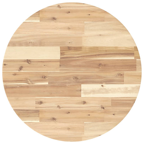 Vidaxl tafelblad rond ø 60x4 cm massief acaciahout