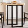 Vidaxl tafelblad rond ø 70x4 cm massief acaciahout