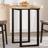 Vidaxl tafelblad rond ø 70x4 cm massief acaciahout