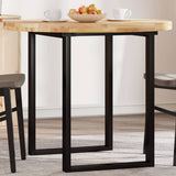 Vidaxl tafelblad rond ø 90x4 cm massief acaciahout