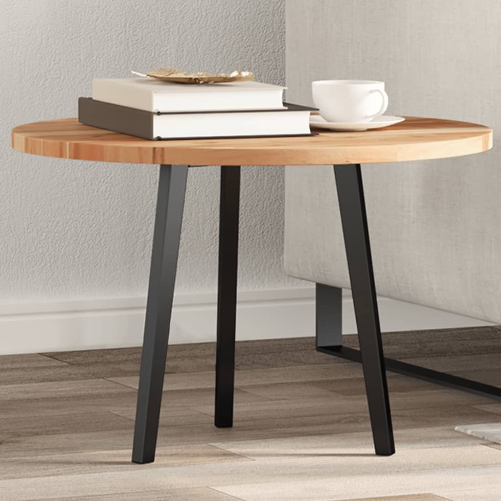Vidaxl tafelblad rond ø 60x2 cm massief acaciahout