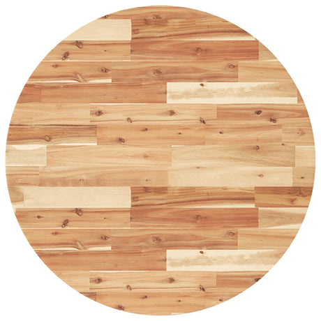 Vidaxl tafelblad rond ø 80x4 cm massief acaciahout