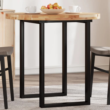 Vidaxl tafelblad rond ø 80x4 cm massief acaciahout