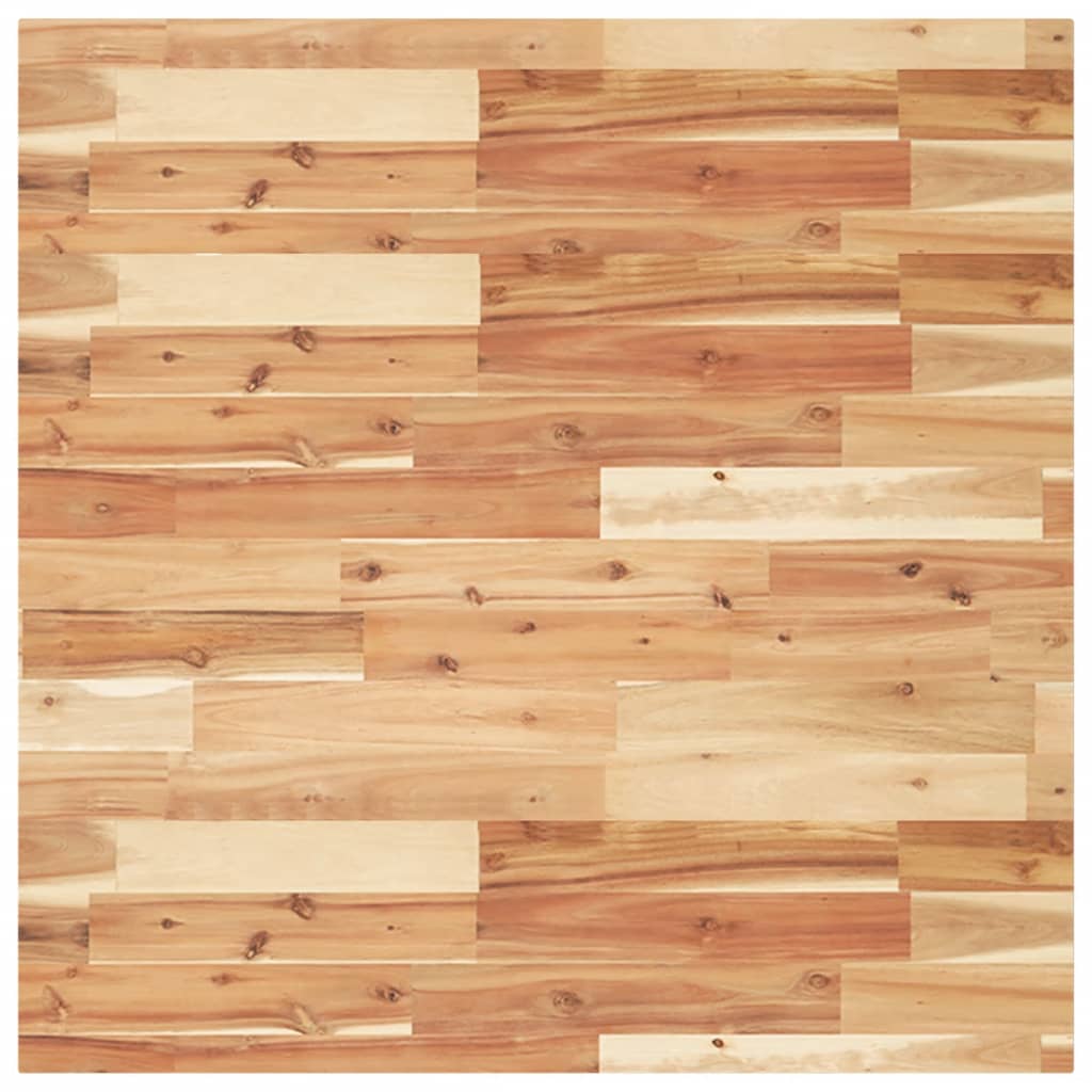 Vidaxl tafelblad vierkant 80x80x4 cm massief acaciahout