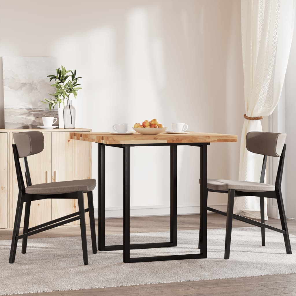 Vidaxl tafelblad vierkant 80x80x4 cm massief acaciahout